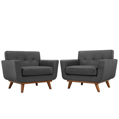 Modway Engage Armchair Wood Set of 2 FredCo