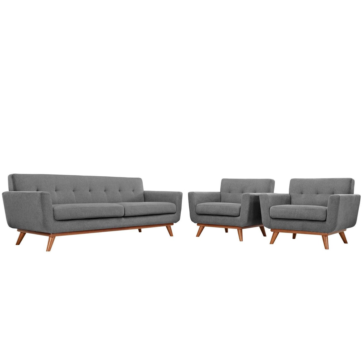 Modway Engage Armchairs and Sofa Set of 3 FredCo