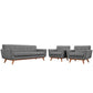 Modway Engage Armchairs and Sofa Set of 3 FredCo