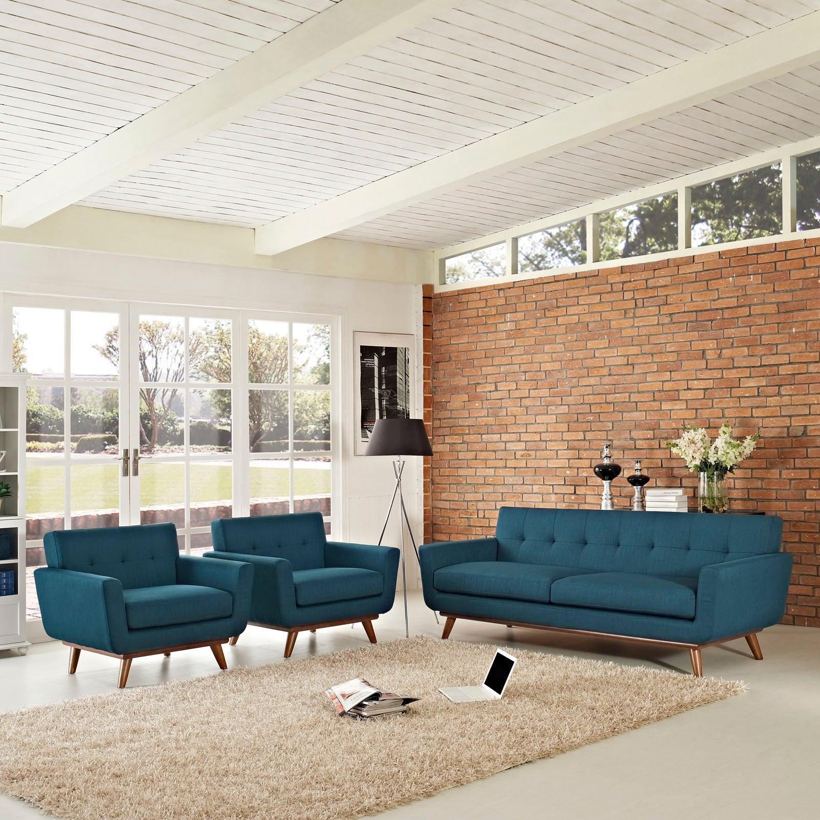 Modway Engage Armchairs and Sofa Set of 3 FredCo
