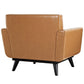 Modway Engage Bonded Leather Armchair FredCo