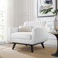 Modway Engage Channel Tufted Fabric Armchair FredCo