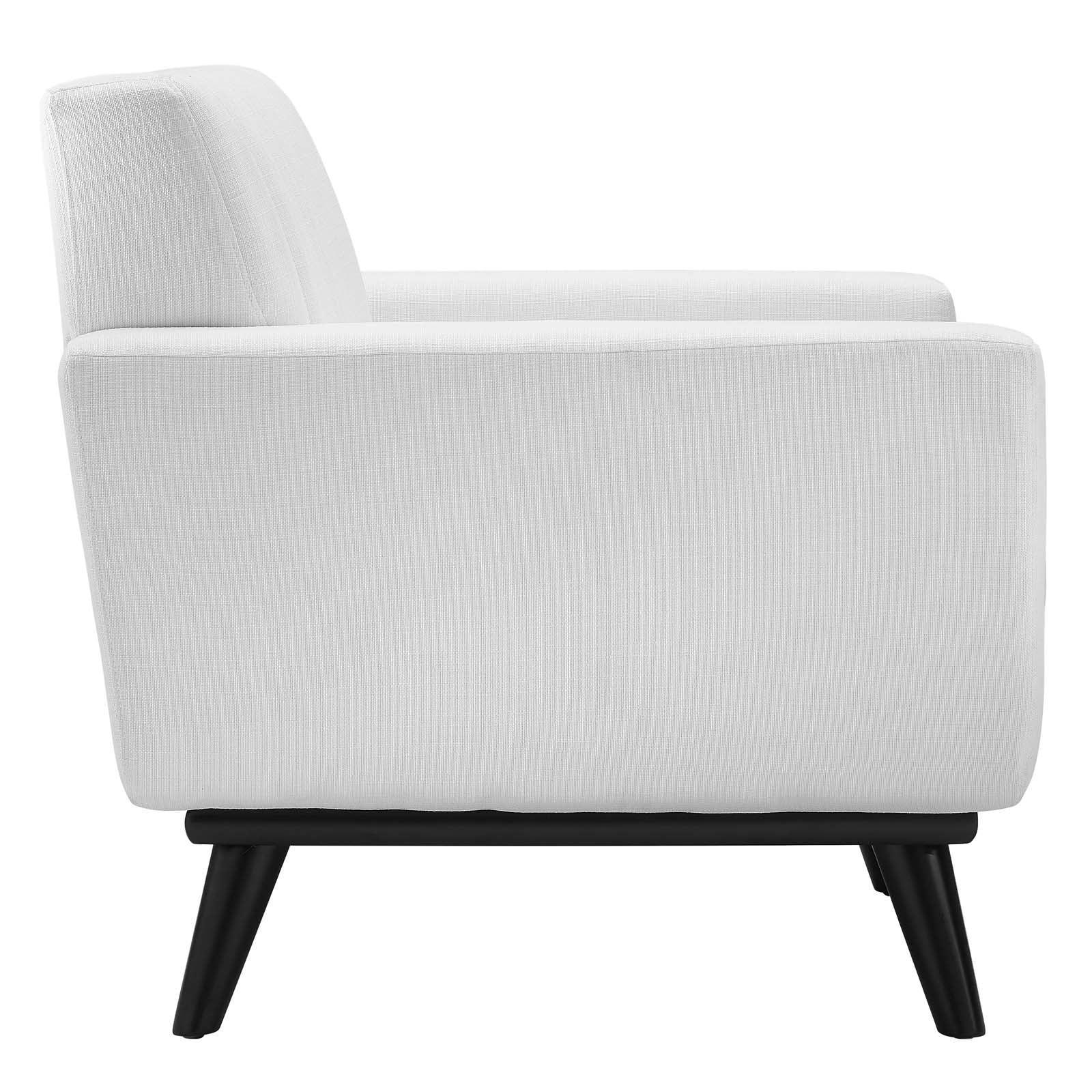Modway Engage Channel Tufted Fabric Armchair FredCo