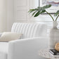 Modway Engage Channel Tufted Fabric Armchair FredCo