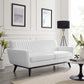 Modway Engage Channel Tufted Fabric Loveseat FredCo