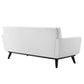 Modway Engage Channel Tufted Fabric Loveseat FredCo