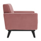 Modway Engage Channel Tufted Performance Velvet Armchair FredCo