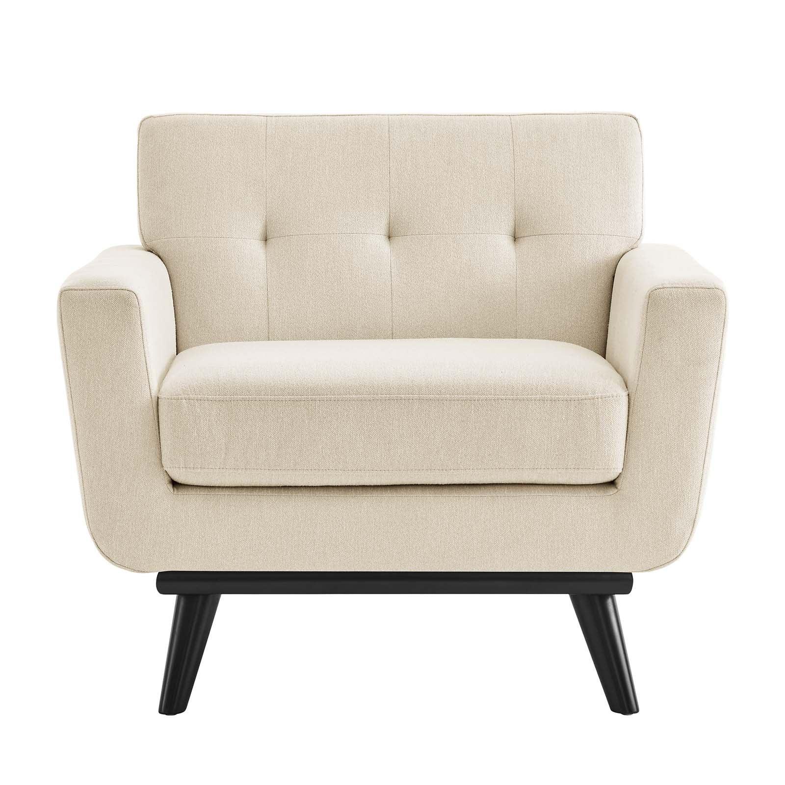 Modway Engage Herringbone Fabric Armchair FredCo