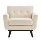 Modway Engage Herringbone Fabric Armchair FredCo
