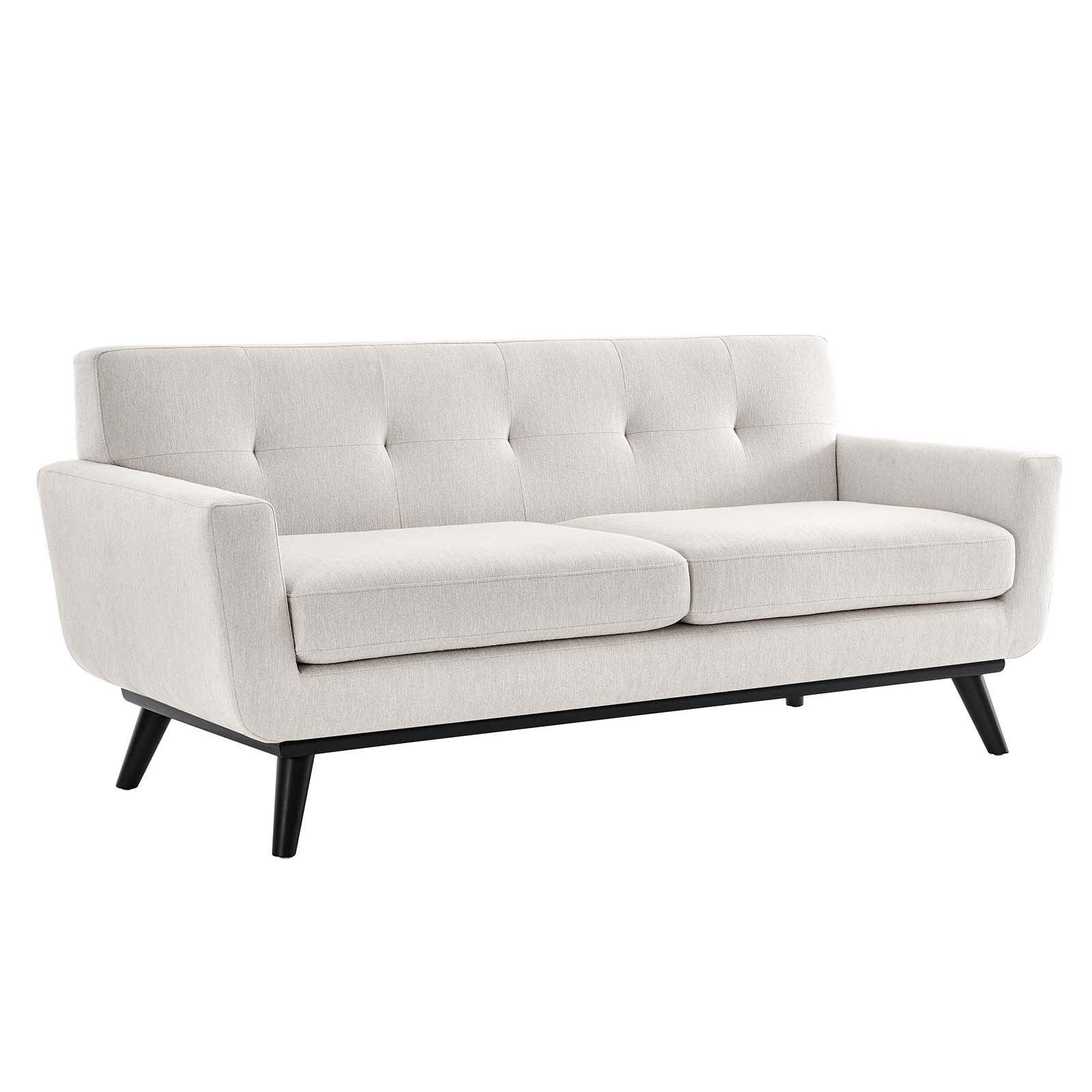 Modway Engage Herringbone Fabric Loveseat FredCo