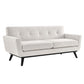 Modway Engage Herringbone Fabric Loveseat FredCo