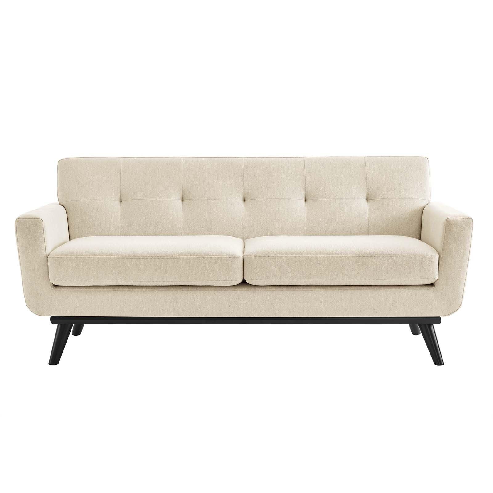 Modway Engage Herringbone Fabric Loveseat FredCo