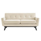 Modway Engage Herringbone Fabric Loveseat FredCo