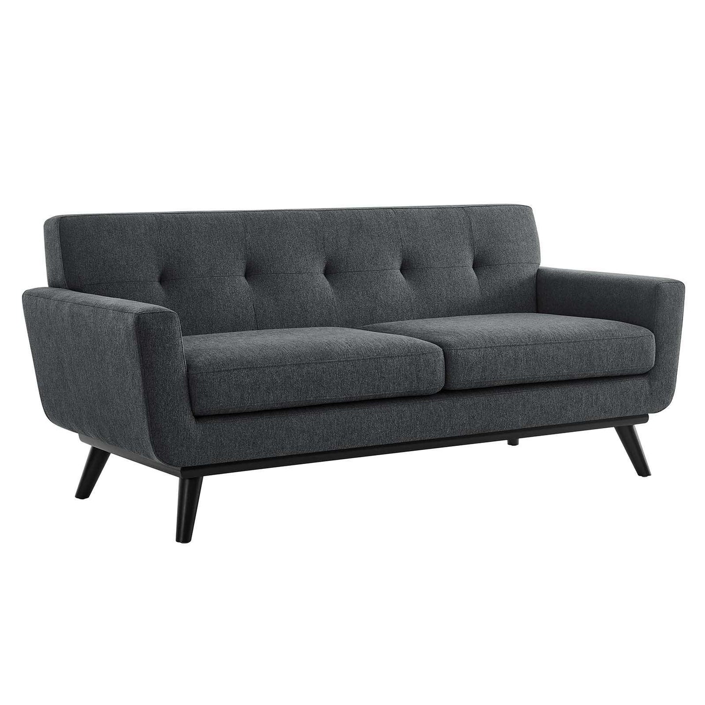 Modway Engage Herringbone Fabric Loveseat FredCo