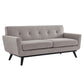 Modway Engage Herringbone Fabric Loveseat FredCo