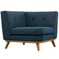 Modway Engage L-Shaped Upholstered Fabric Sectional Sofa FredCo