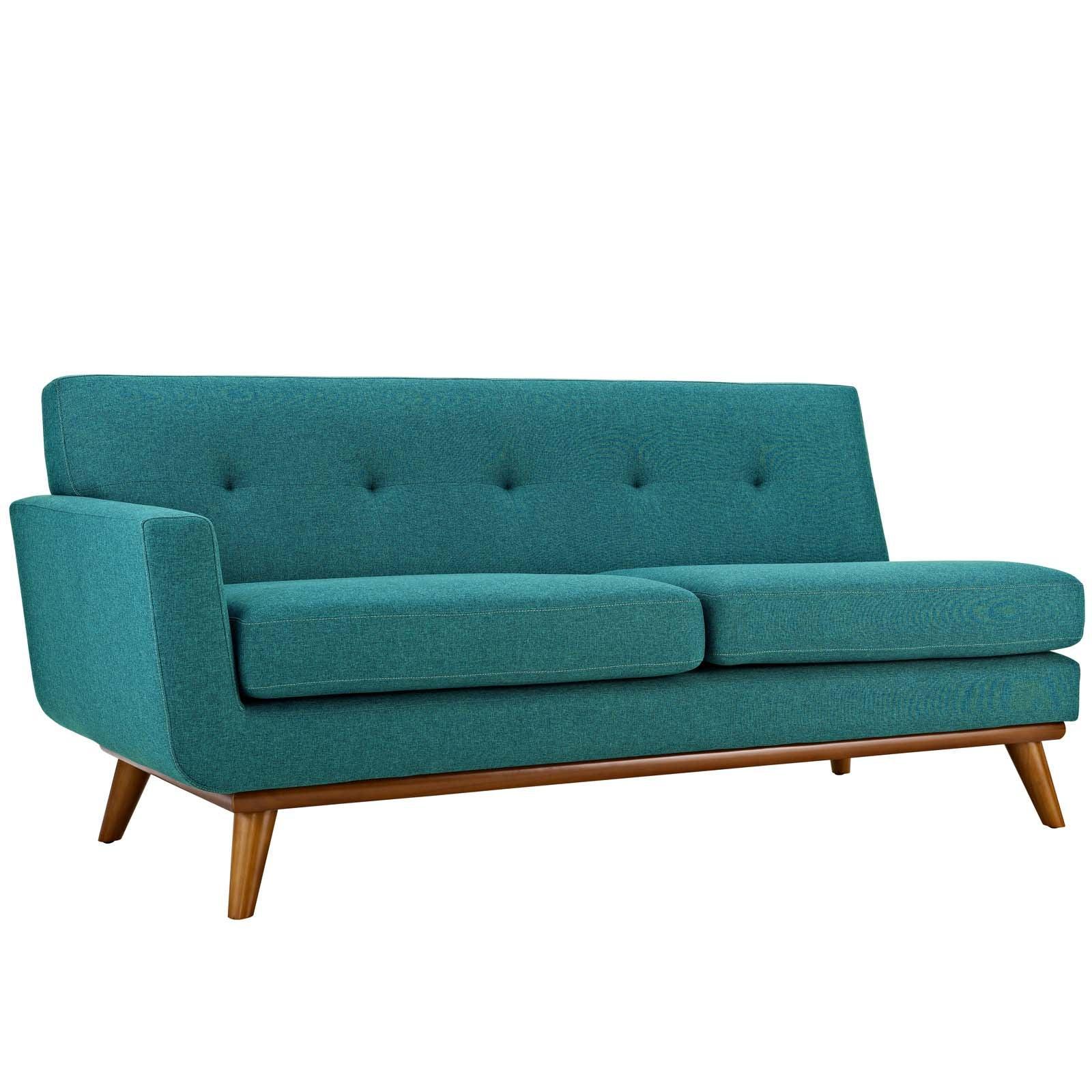 Modway Engage Left-Arm Upholstered Fabric Loveseat FredCo