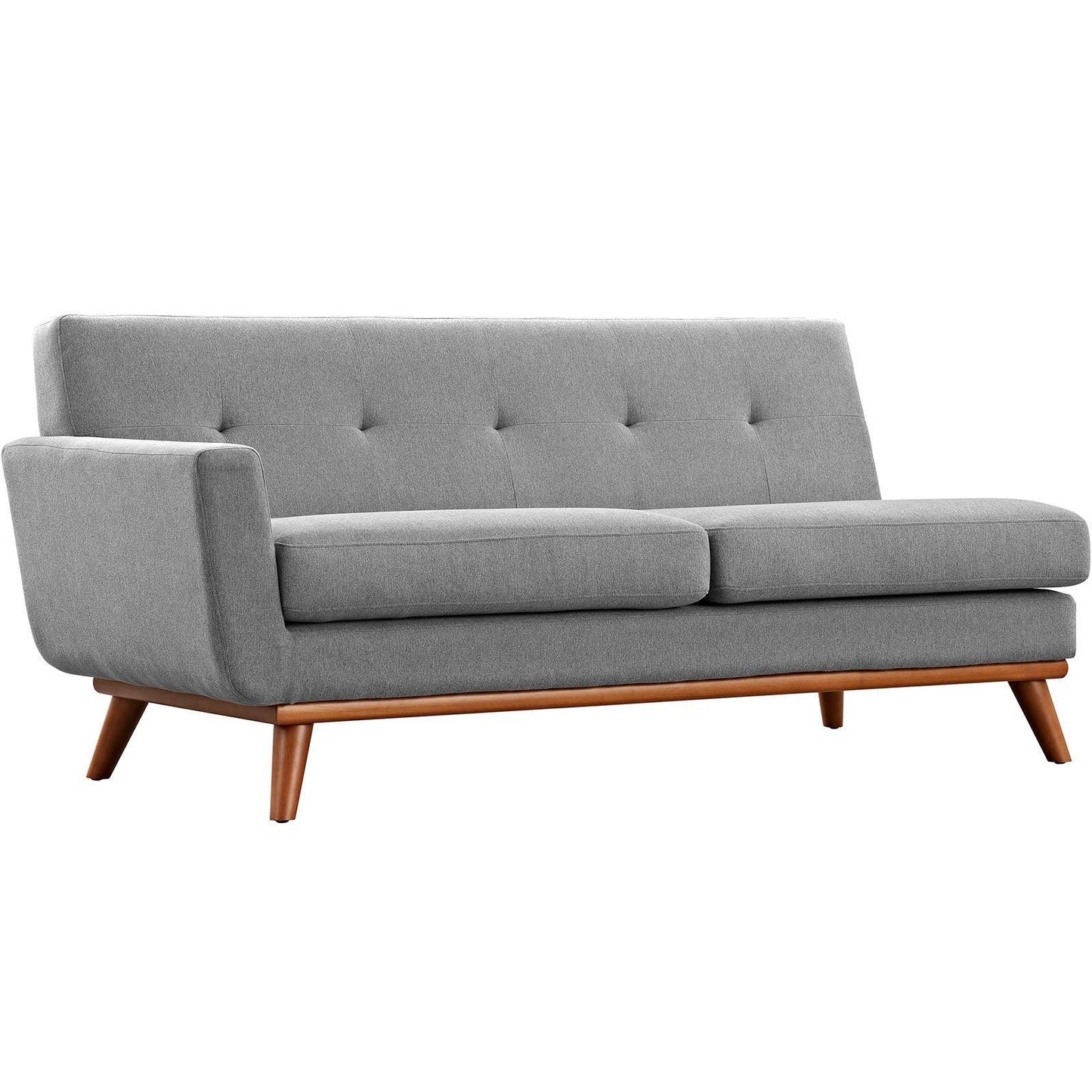 Modway Engage Left-Arm Upholstered Fabric Loveseat FredCo