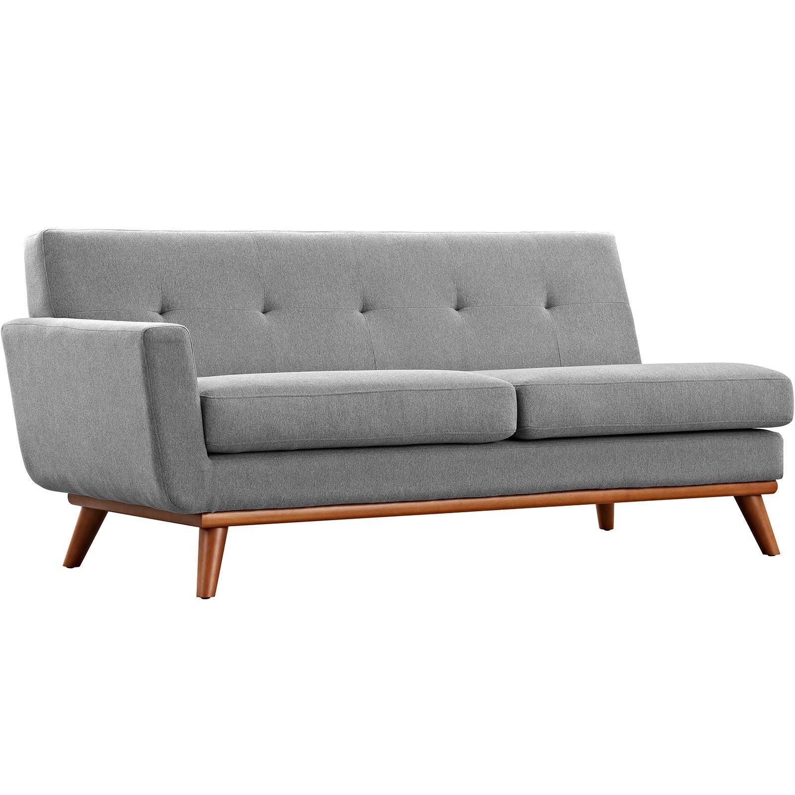 Modway Engage Left-Arm Upholstered Fabric Loveseat FredCo