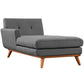 Modway Engage Left-Facing Upholstered Fabric Chaise FredCo