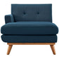Modway Engage Left-Facing Upholstered Fabric Chaise FredCo