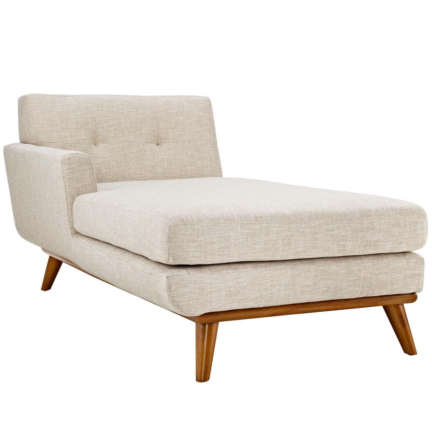 Modway Engage Left-Facing Upholstered Fabric Chaise FredCo