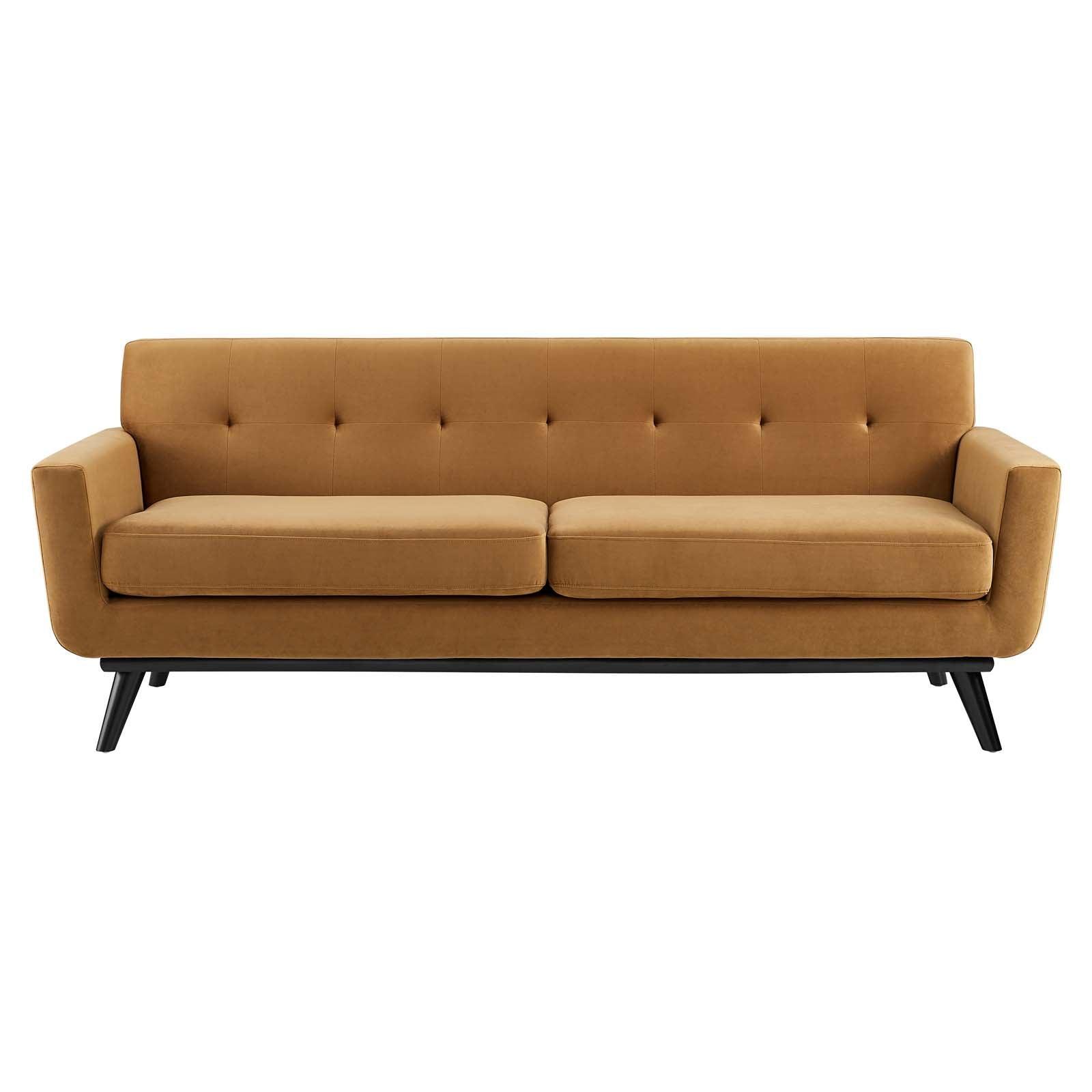 Modway Engage Performance Velvet Sofa FredCo