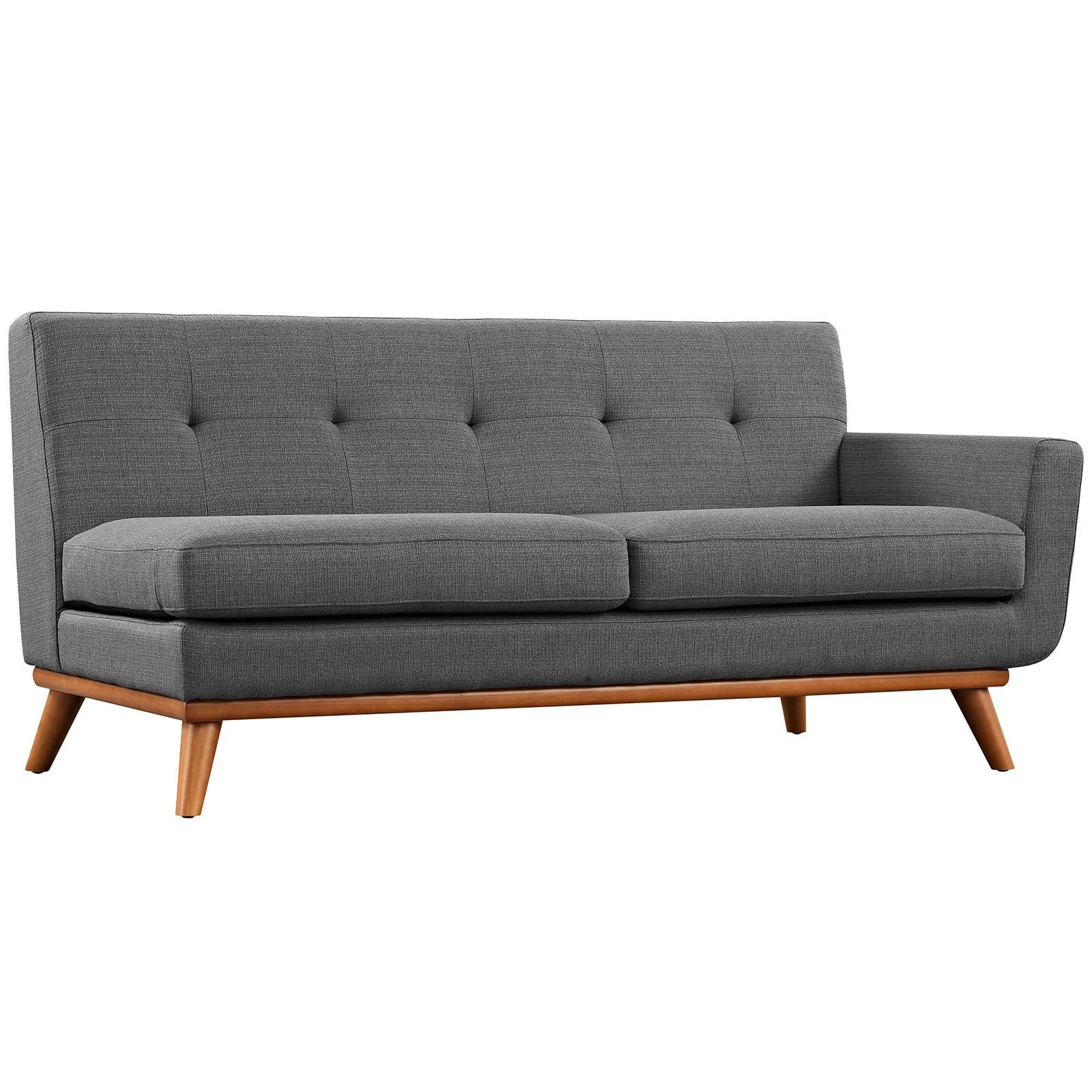 Modway Engage Right-Arm Upholstered Fabric Loveseat FredCo