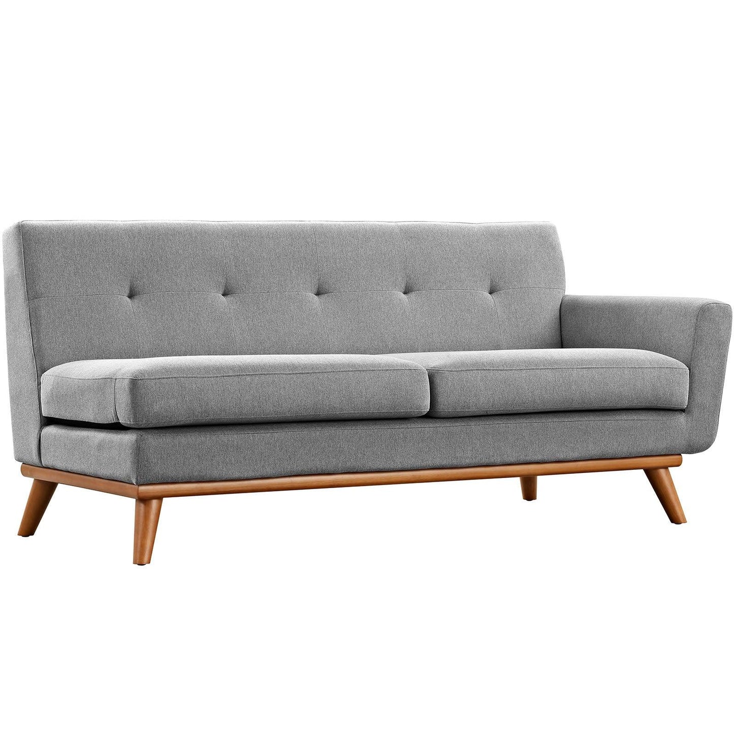 Modway Engage Right-Arm Upholstered Fabric Loveseat FredCo