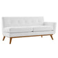 Modway Engage Right-Arm Upholstered Fabric Loveseat FredCo