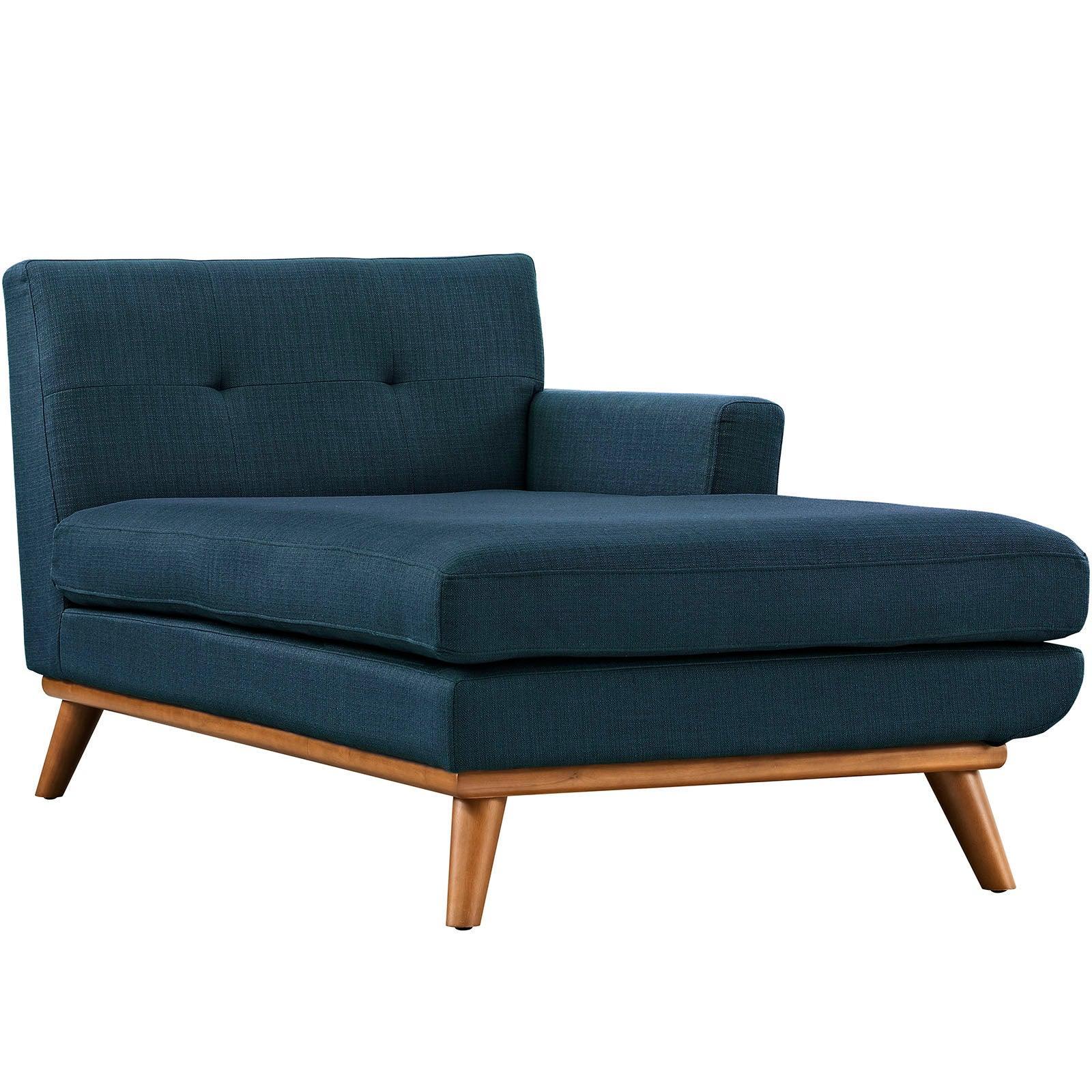 Modway Engage Right-Facing Upholstered Fabric Chaise FredCo
