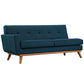 Modway Engage Right-Facing Upholstered Fabric Sectional Sofa FredCo