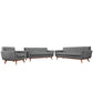 Modway Engage Sofa Loveseat and Armchair Set of 3 FredCo