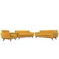 Modway Engage Sofa Loveseat and Armchair Set of 3 FredCo