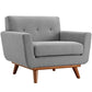 Modway Engage Upholstered Fabric Armchair FredCo