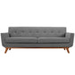 Modway Engage Upholstered Fabric Sofa FredCo