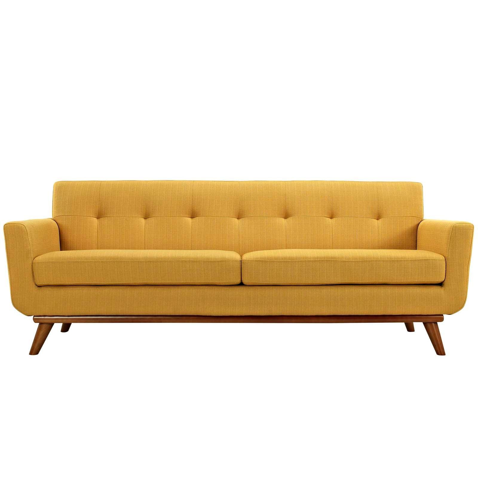 Modway Engage Upholstered Fabric Sofa FredCo