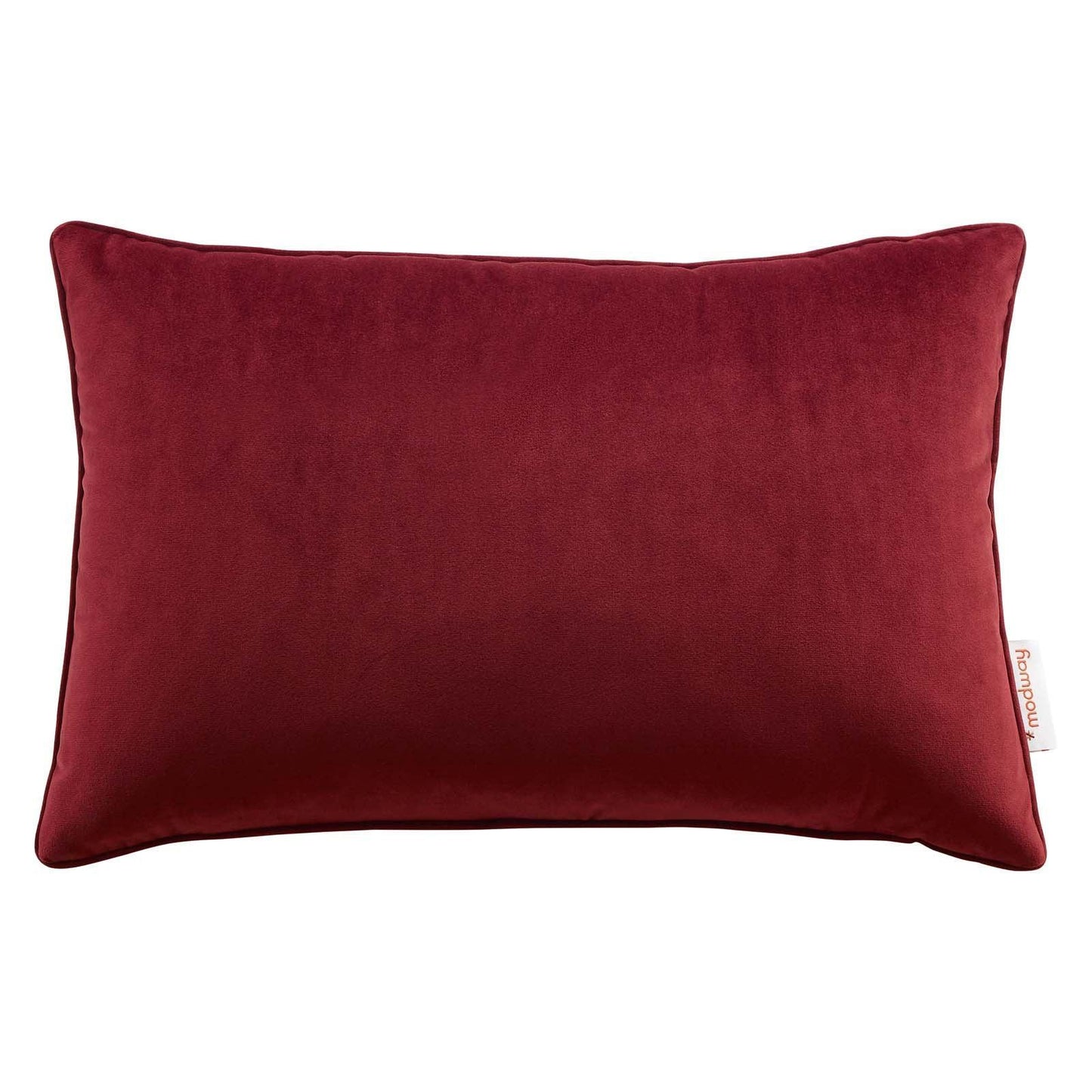 Modway Enhance 18" Lumbar Performance Velvet Throw Pillow FredCo