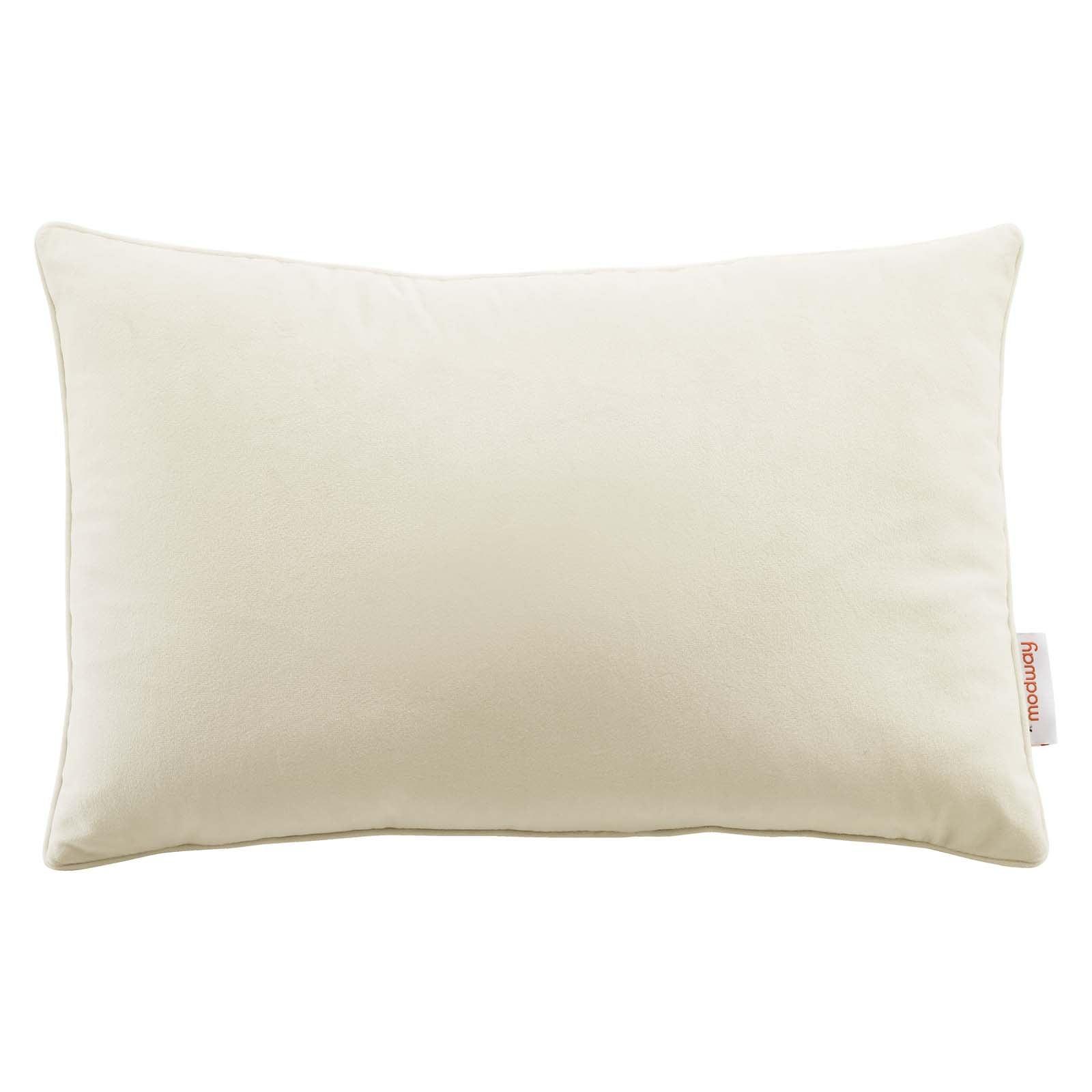 Modway Enhance 18" Lumbar Performance Velvet Throw Pillow FredCo