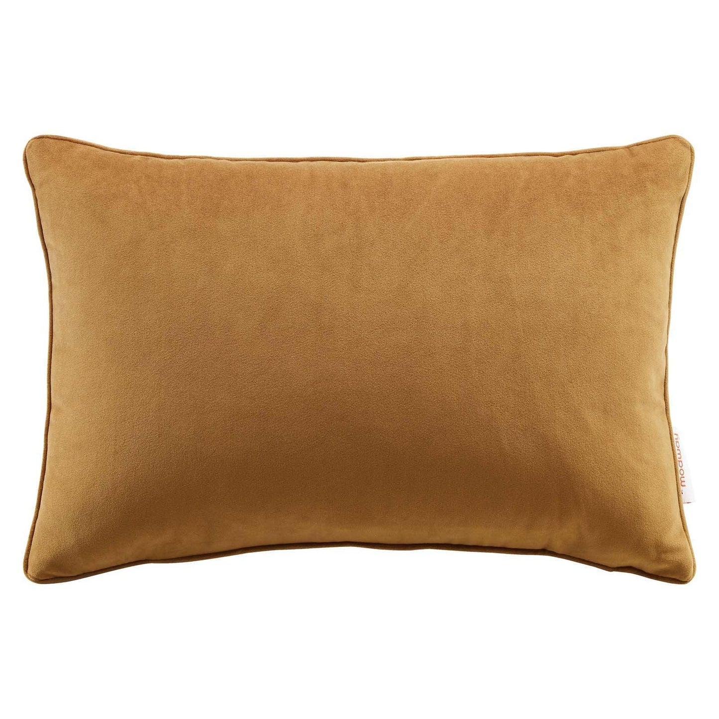 Modway Enhance 18" Lumbar Performance Velvet Throw Pillow FredCo