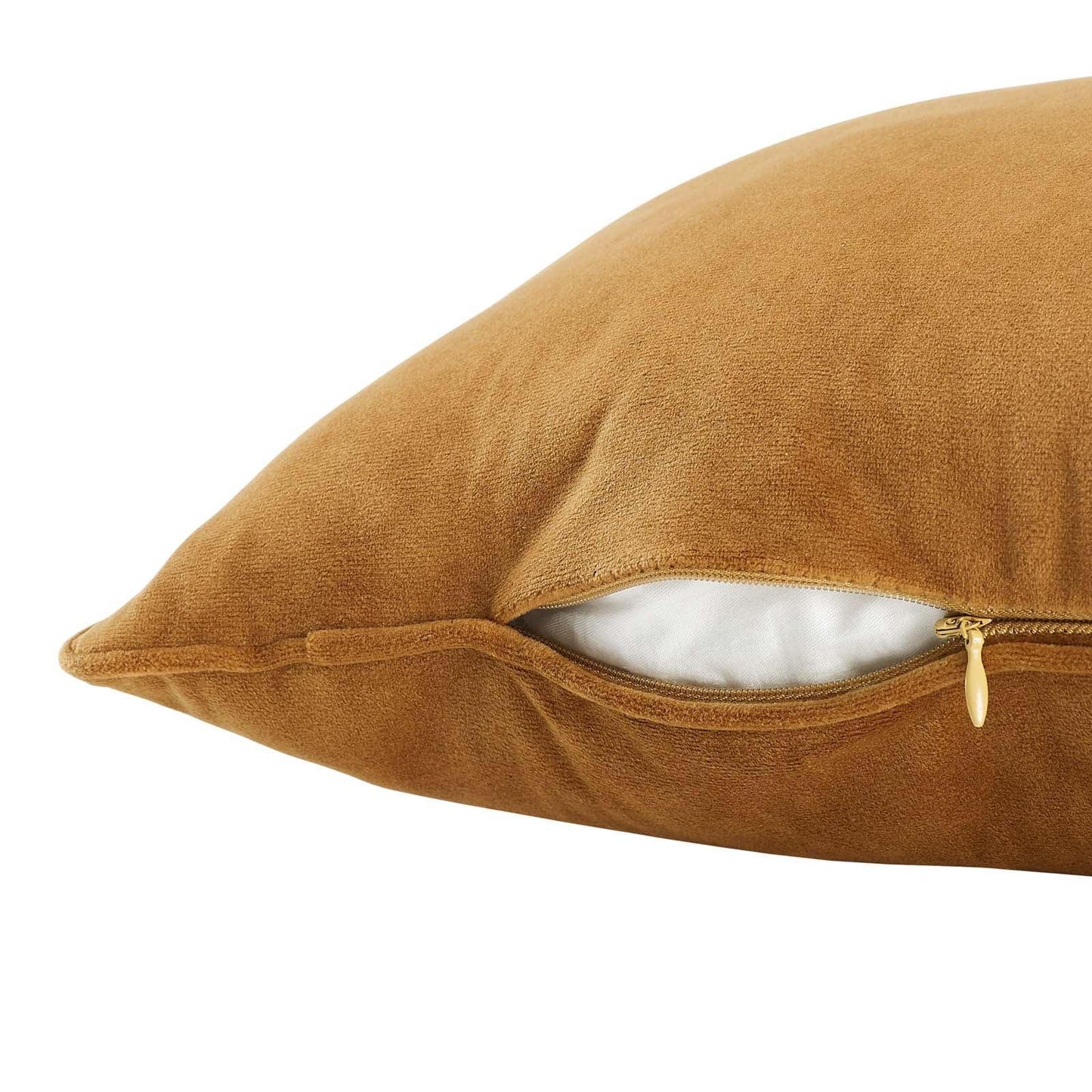 Modway Enhance 18" Lumbar Performance Velvet Throw Pillow FredCo