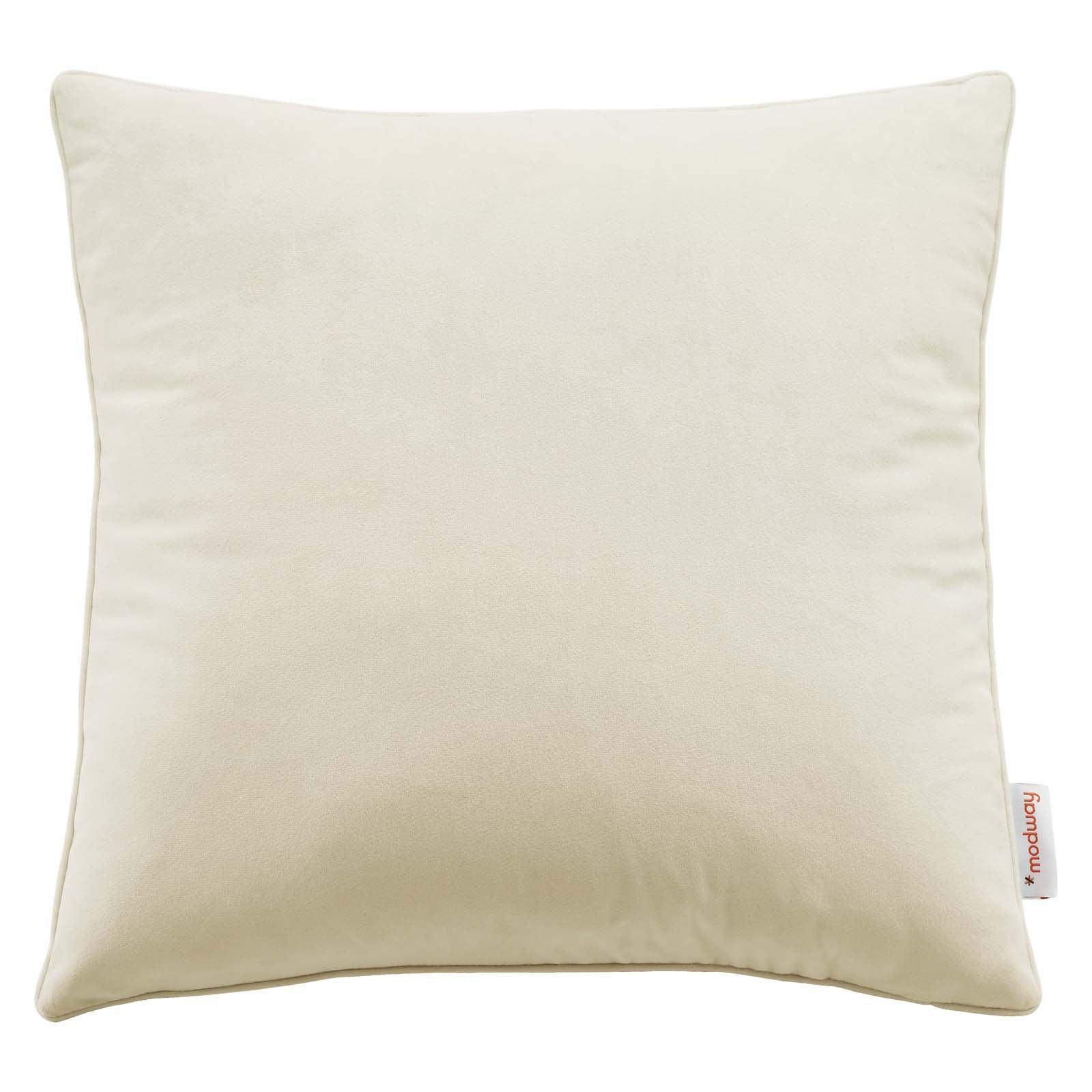 Modway Enhance 18" Performance Velvet Throw Pillow FredCo