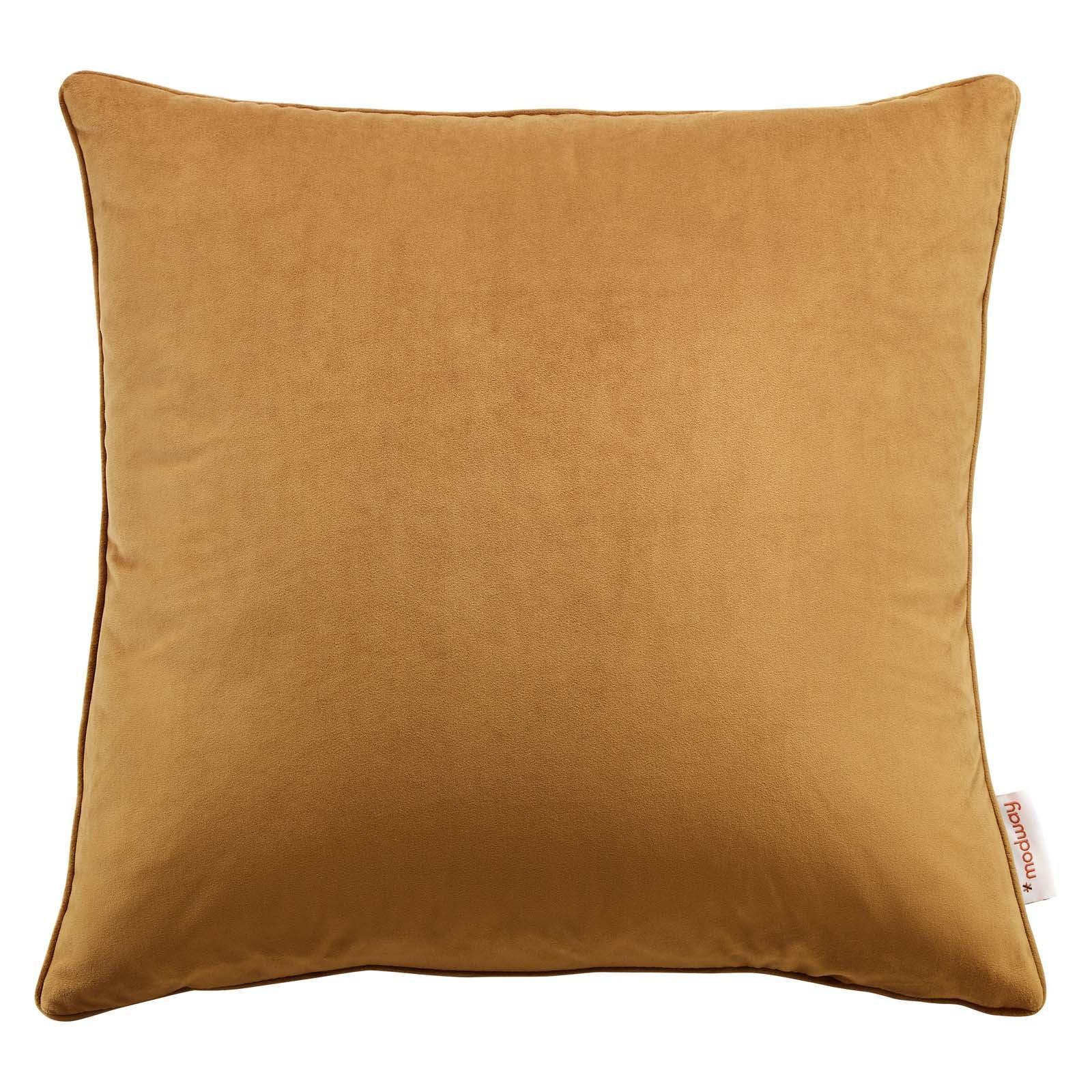 Modway Enhance 18" Performance Velvet Throw Pillow FredCo