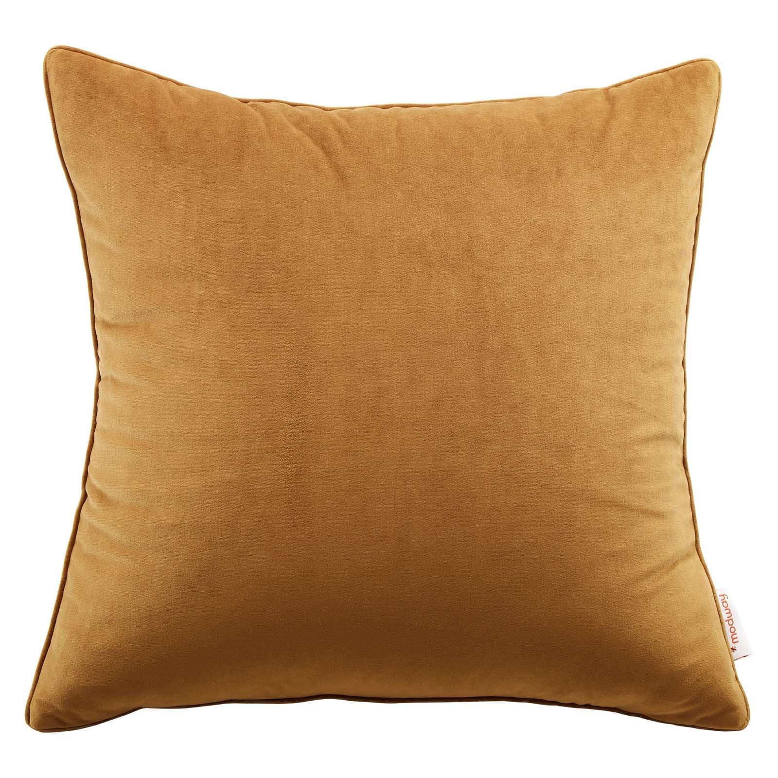 Modway Enhance 20" Performance Velvet Throw Pillow FredCo