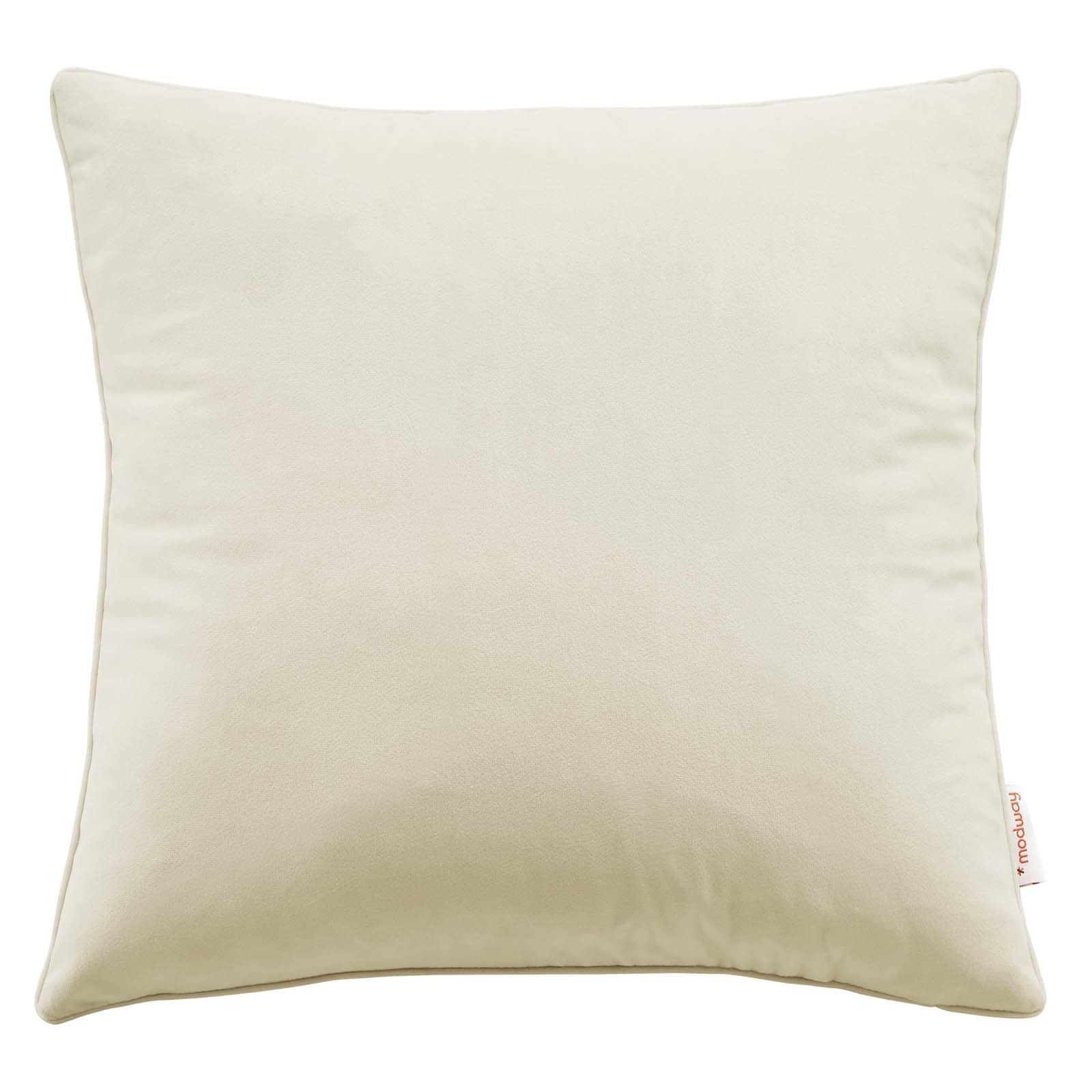 Modway Enhance 20" Performance Velvet Throw Pillow FredCo