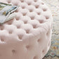 Modway Ensconce Tufted Performance Velvet Round Ottoman FredCo