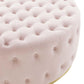 Modway Ensconce Tufted Performance Velvet Round Ottoman FredCo