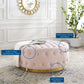 Modway Ensconce Tufted Performance Velvet Round Ottoman FredCo