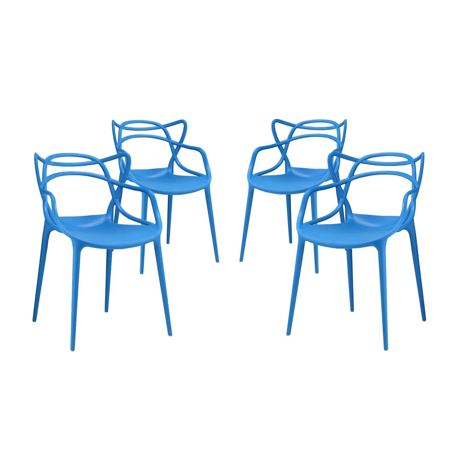 Modway Entangled Dining Set Set of 4 FredCo