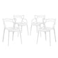 Modway Entangled Dining Set Set of 4 FredCo